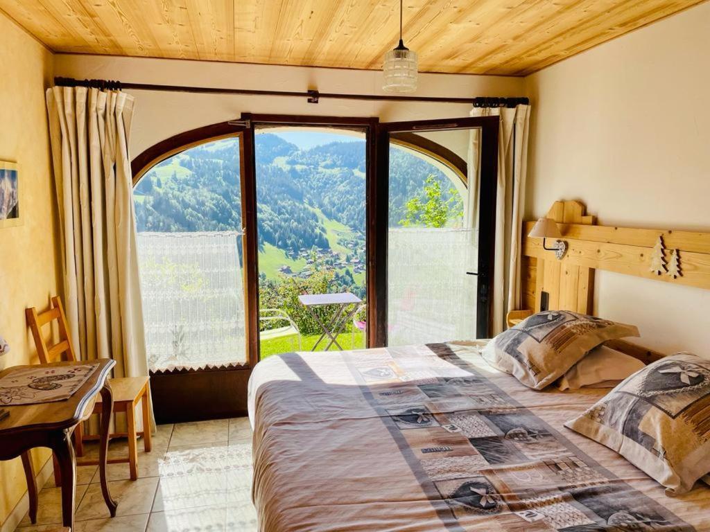 Chambre d'Hôtes La Trace La Clusaz Exterior foto