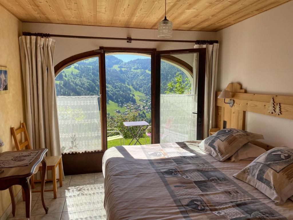 Chambre d'Hôtes La Trace La Clusaz Exterior foto
