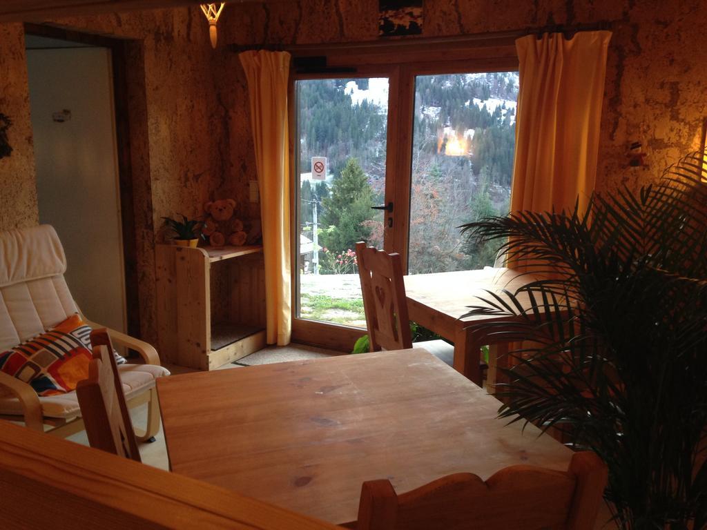 Chambre d'Hôtes La Trace La Clusaz Exterior foto