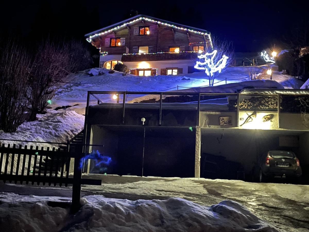 Chambre d'Hôtes La Trace La Clusaz Exterior foto