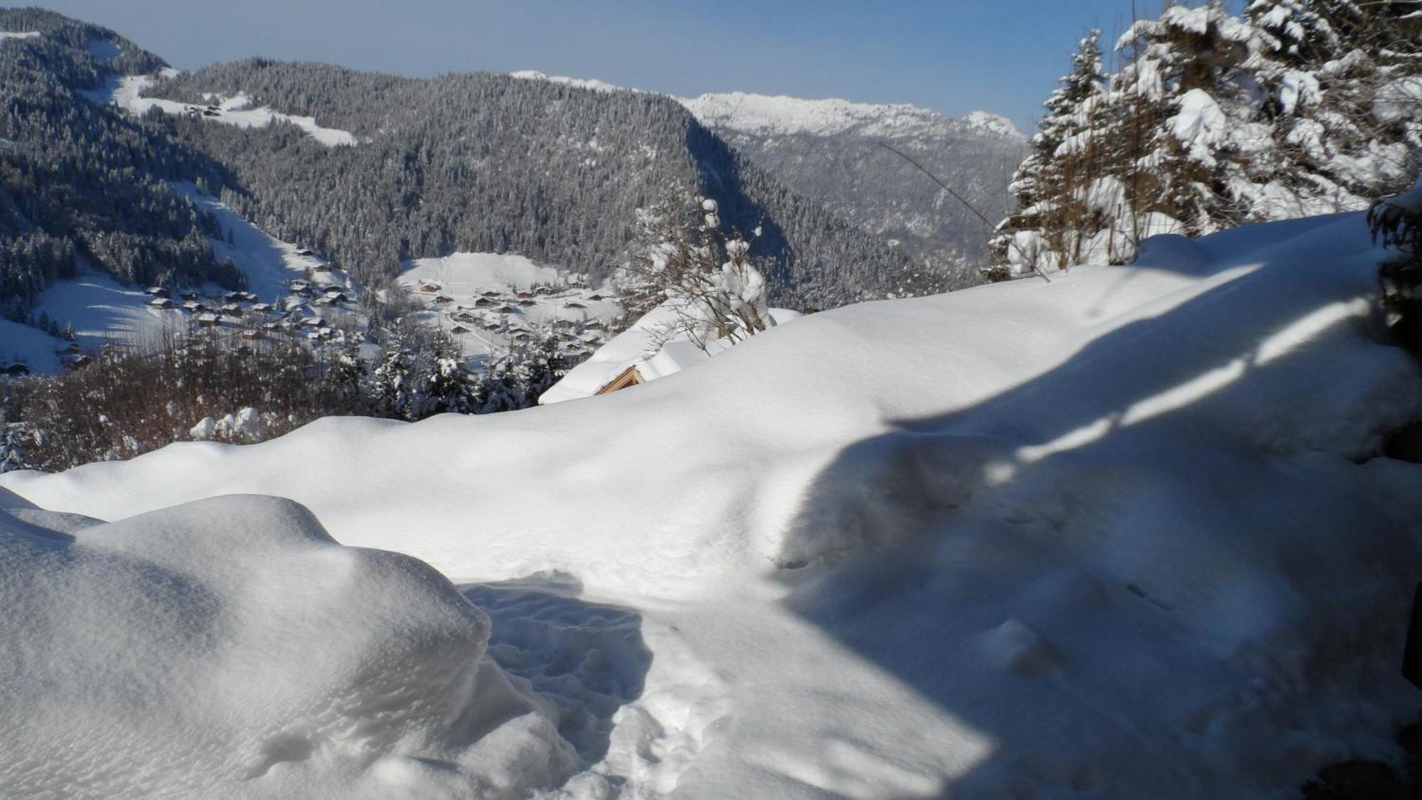 Chambre d'Hôtes La Trace La Clusaz Exterior foto