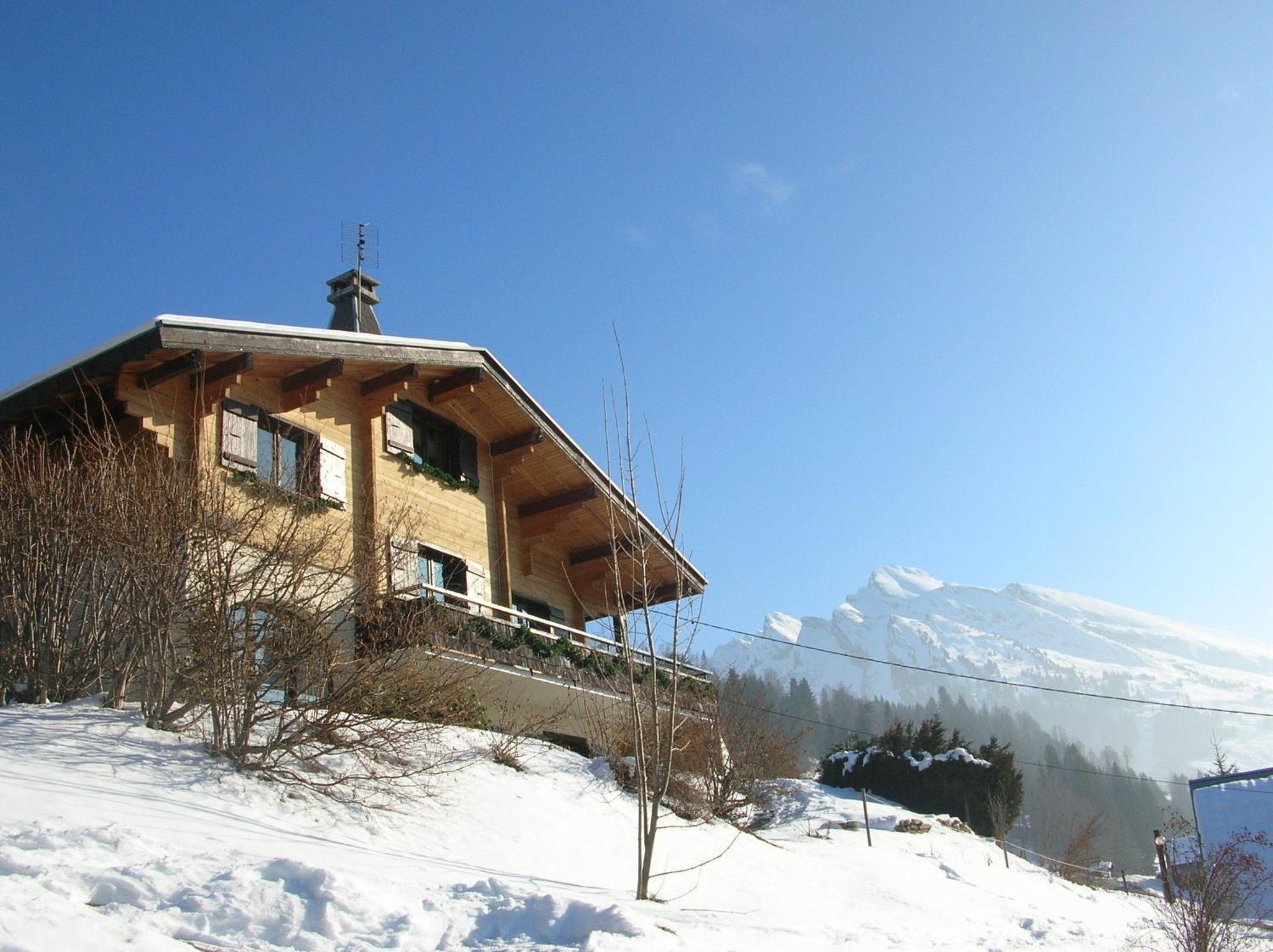 Chambre d'Hôtes La Trace La Clusaz Exterior foto